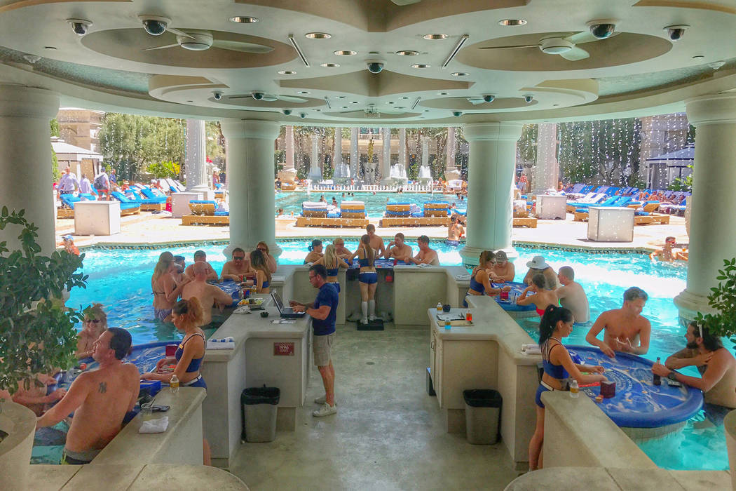 Caesars Palace on X: What's better than playing blackjack in the casino?  Playing while you're in the pool. 😉 #PoolDay #CaesarsPalace   / X