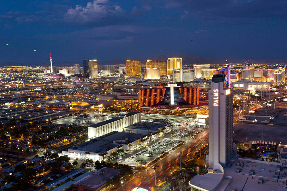Real estate experts say the Las Vegas high-rise market is on a slight upswing. (Palms Place)