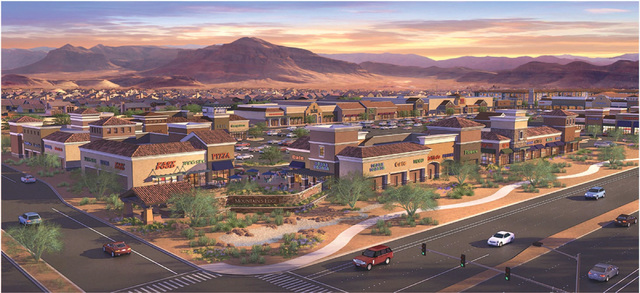 Rendering of the Mountains Edge Marketplace. (Courtesy)