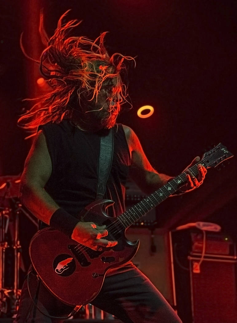 Corrosion of Conformity frontman Pepper Keenan performs at The Joint during Psycho Las Vegas on Sunday, Aug 20, 2017, at the Hard Rock hotel-casino, in Las Vegas. Benjamin Hager Las Vegas Review-J ...