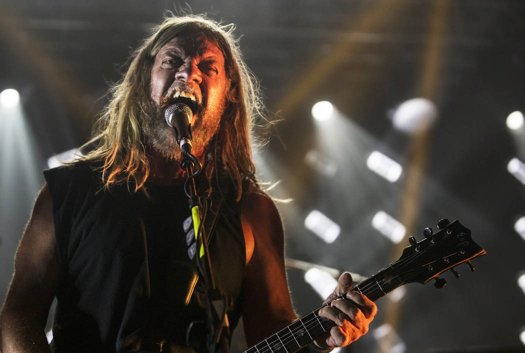 Corrosion of Conformity frontman Pepper Keenan performs at The Joint during Psycho Las Vegas on Sunday, Aug 20, 2017, at the Hard Rock hotel-casino, in Las Vegas. Benjamin Hager Las Vegas Review-J ...