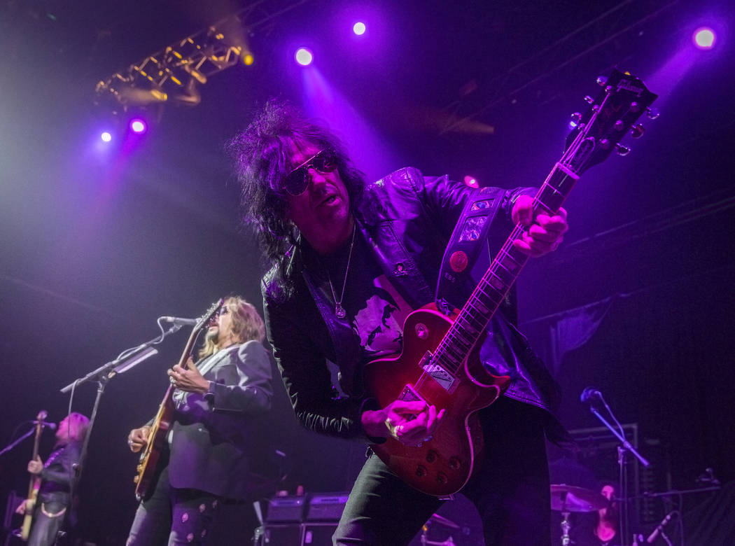 Ace Frehley and band perform during Psycho Las Vegas on Saturday, Aug 19, 2017, at the Hard Rock hotel-casino, in Las Vegas. Benjamin Hager Las Vegas Review-Journal @benjaminhphoto