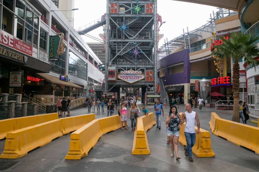 Fremont Street adds security features in wake of Spain attack Las