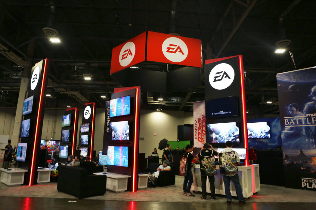 Attendees test the games during the 2017 GameStop Expo at the Sands Expo and Convention Center, Sunday, Aug. 27, 2017 . Elizabeth Brumley Las Vegas Review-Journal