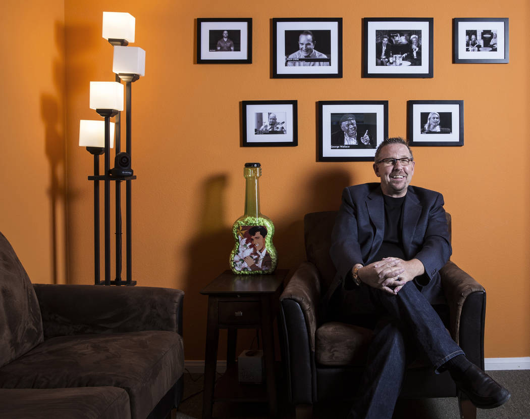 Podcast producer and host Scott Whitney at Vegas Video Network on Thursday, Aug 24, 2017, in Las Vegas. Benjamin Hager Las Vegas Review-Journal @benjaminhphoto
