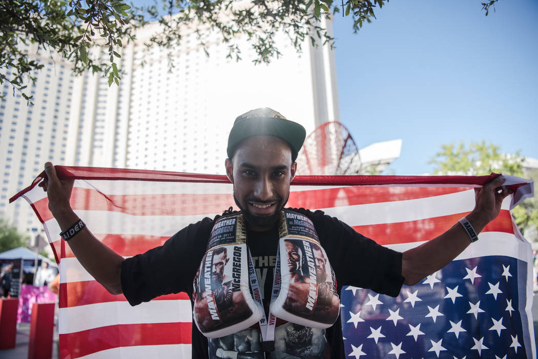 Manjit Singh before Floyd Mayweather Jr. takes on Conor McGregor at T-Mobile Arena, Saturday, Aug. 26, 2017, in Las Vegas. Morgan Lieberman Las Vegas Review-Journal