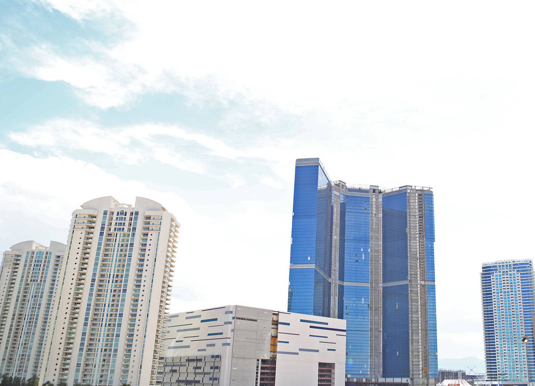 The unfinished Fontainebleau on the Las Vegas Strip has been sold again, Tuesday, Aug. 29, 2017 . (Elizabeth Brumley/Las Vegas Review-Journal)