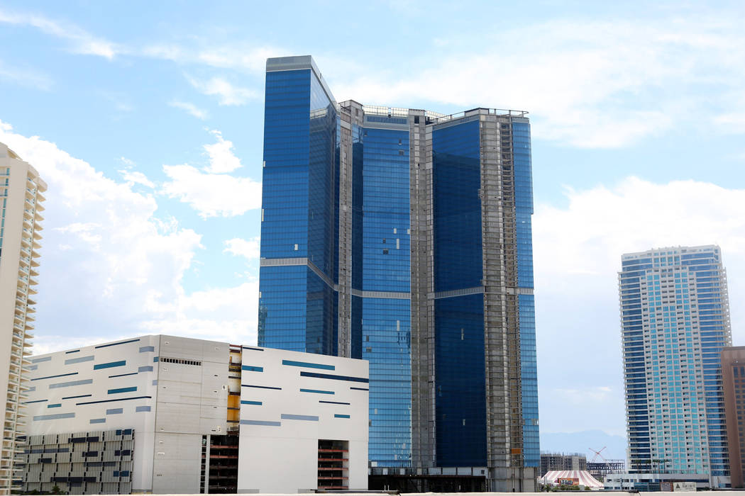 The unfinished Fontainebleau on the Las Vegas Strip has been sold again, Tuesday, Aug. 29, 2017 . (Elizabeth Brumley/Las Vegas Review-Journal)