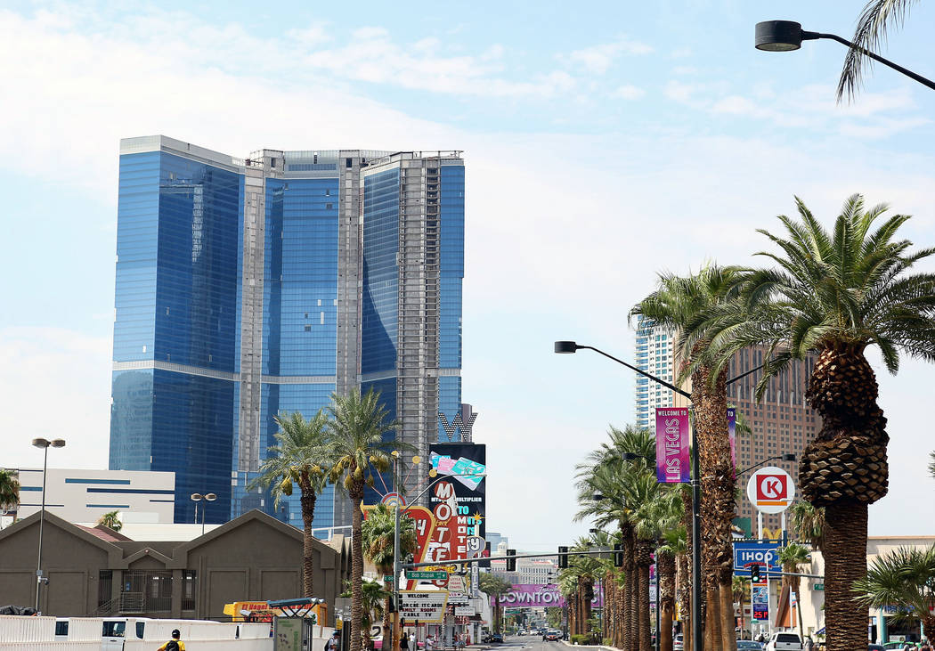 The unfinished Fontainebleau on the Las Vegas Strip has been sold again, as seen Thursday, Aug. 31, 2017. Elizabeth Brumley Las Vegas Review-Journal