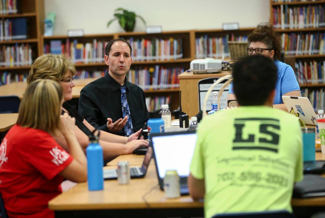 Clark County school organizational teams absorb the deficit news ...
