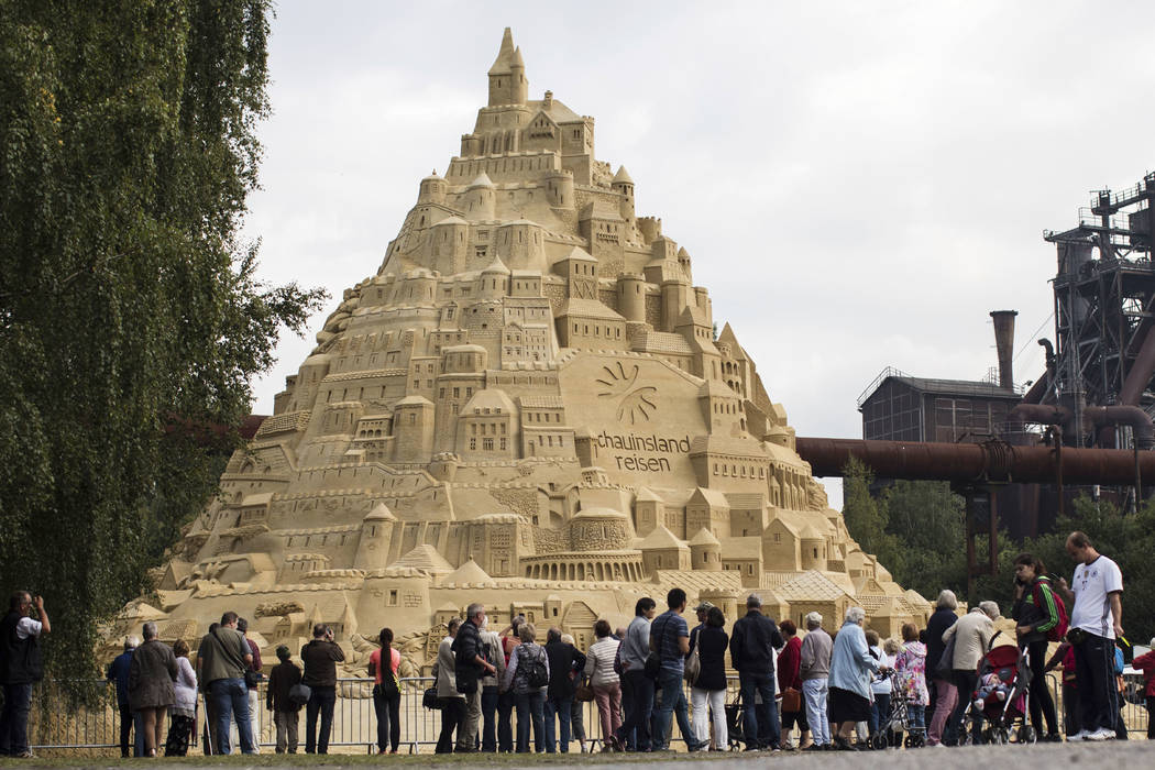 World’s tallest sandcastle built in Germany Nation and World News