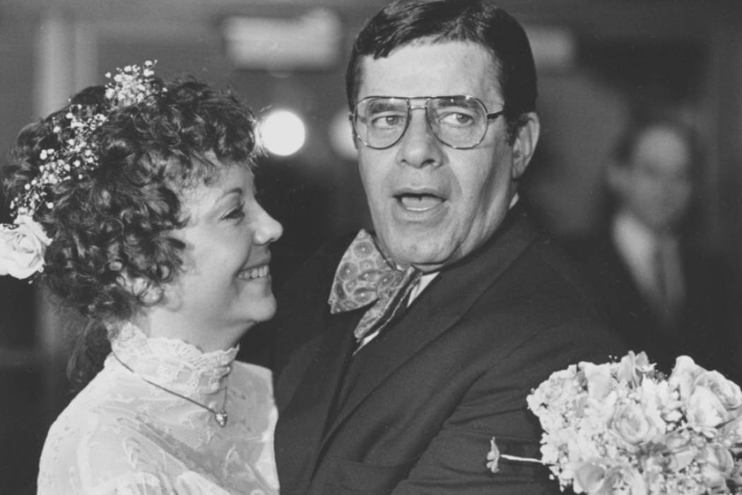 SanDee "Sam" Lewis and Jerry Lewis are shown on their wedding day in Key Biscayne, Fla., on Feb. 13, 1983. (Lewis family).