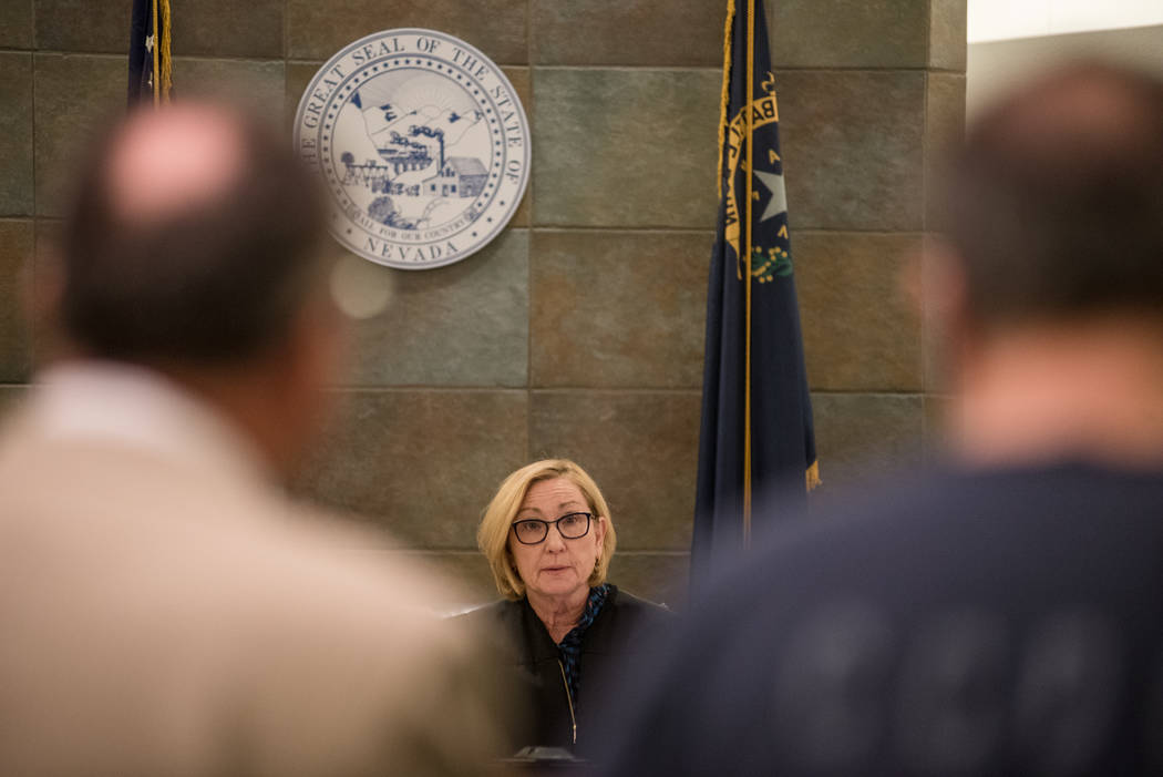 District Court Judge Kerry Earley during Robert Graham's court hearing on Thursday, Sep. 7, 2017, at Regional Justice Center in Las Vegas. Morgan Lieberman Las Vegas Review-Journal