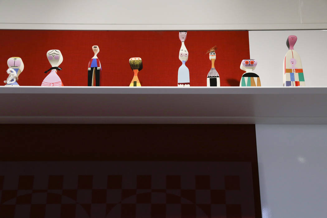 Alexander Girard dolls at Henriksen/Butler's new offices in Las Vegas, Thursday, Sept. 14, 2017. The building used to be the Gamblers Book Shop. Gabriella Angotti-Jones Las Vegas Review-Journal @g ...