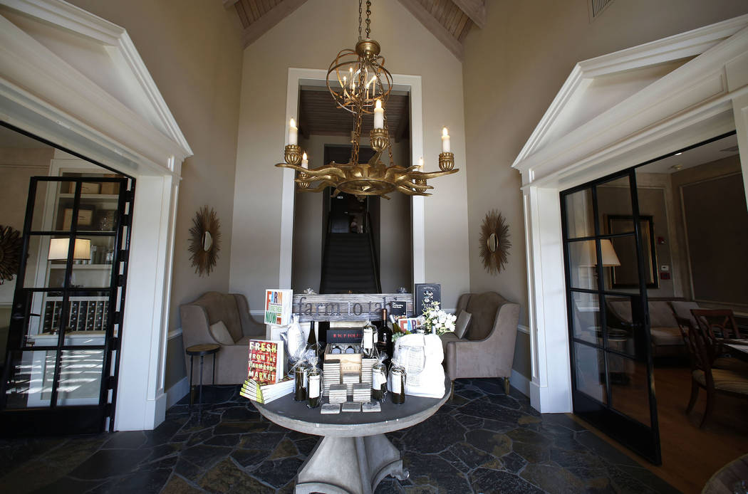 Chalk Hill Estate Vineyards and Winery testing rooms in Healdsburg, Calif., on Wednesday, Aug. 2, 2017. Bizuayehu Tesfaye Las Vegas Review-Journal @bizutesfaye