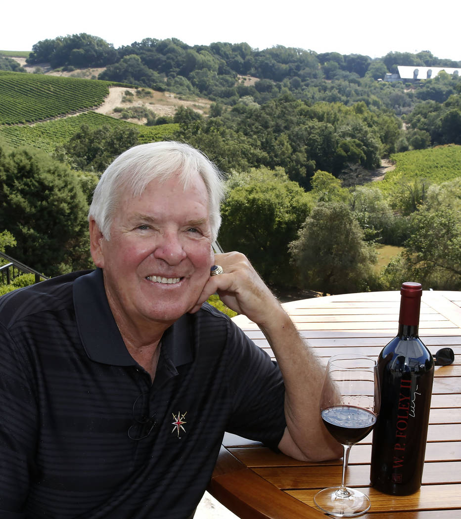 The Vegas Golden Knights owner Bill Foley at his Chalk Hill Estate Vineyards and Winery in Healdsburg, Calif., on Wednesday, Aug. 2, 2017. Bizuayehu Tesfaye Las Vegas Review-Journal @bizutesfaye