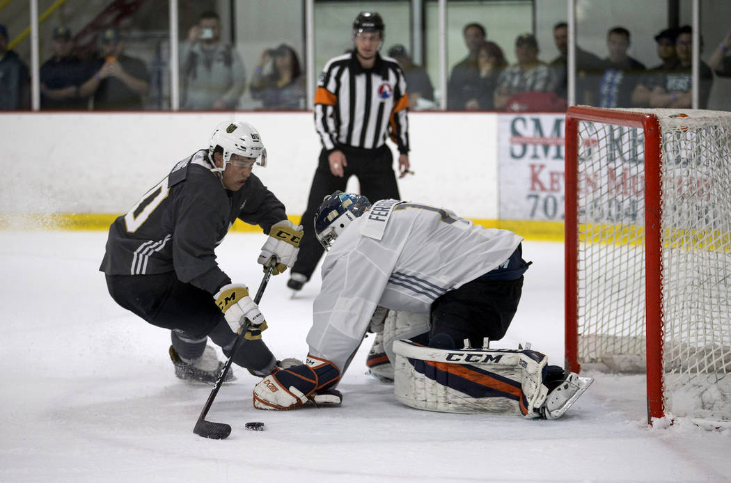 Golden Knights wrap up rookie camp vs. LA Kings