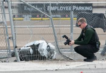 Coroner IDs man who died after crash near Las Vegas Strip | Las Vegas