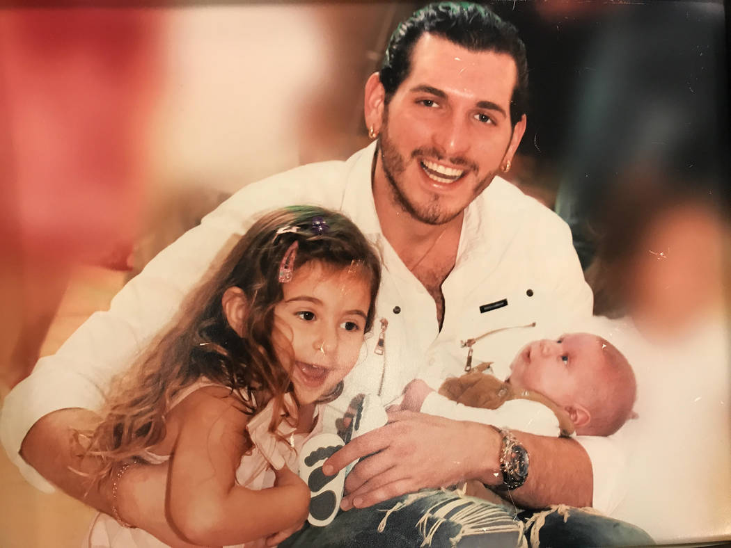 Idan Cohen, pictured with two of his sister's children. Cohen died in June 2016 after he was struck by a drunken driver while jogging. (Courtesy)