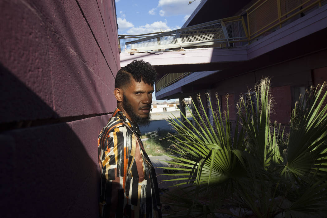 Deverynn Bryant at the Moulin Rouge site in Las Vegas, Tuesday, Sept. 12, 2017. He is a part of Harrison House, a non-profit that wants to restore the Moulin Rouge, the first integrated hotel-casi ...