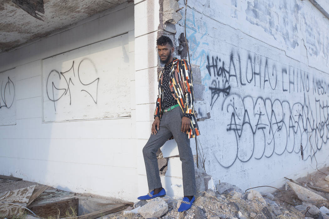 Deverynn Bryant at the Moulin Rouge site in Las Vegas, Tuesday, Sept. 12, 2017. He is a part of Harrison House, a non-profit that wants to restore the Moulin Rouge, the first integrated hotel-casi ...