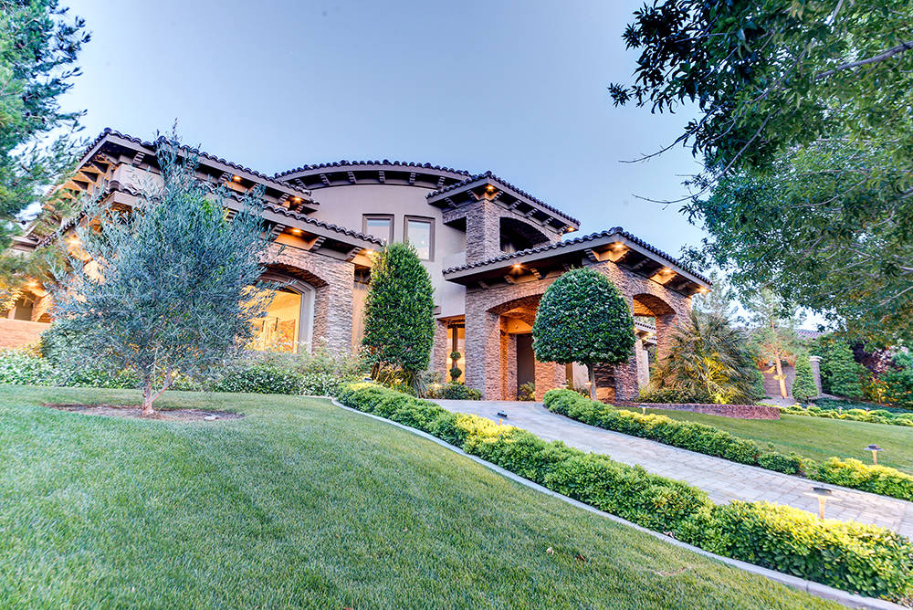 The $6.25 million Southern Highlands home has an private park. (The Napoli Group)