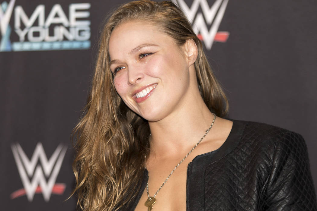1050px x 700px - Ronda Rousey makes appearance at WWE event in Las Vegas â€” VIDEOS | Las  Vegas Review-Journal