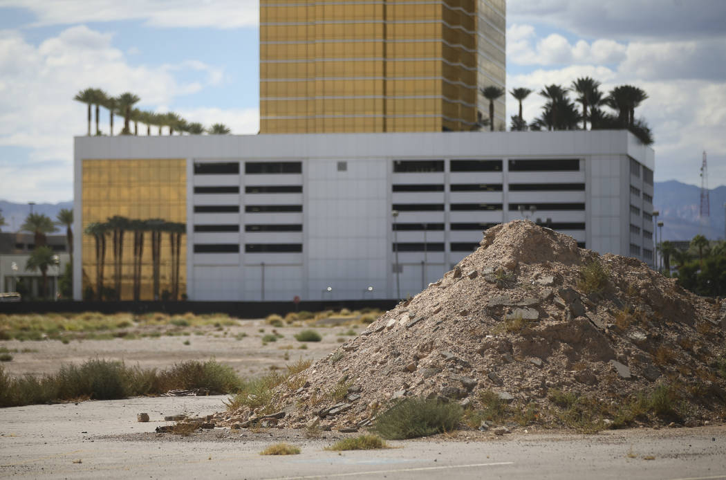 The planned site for the Alon casino-resort along the north Strip area in Las Vegas on Wednesday, Sept. 13, 2017. Chase Stevens Las Vegas Review-Journal @csstevensphoto