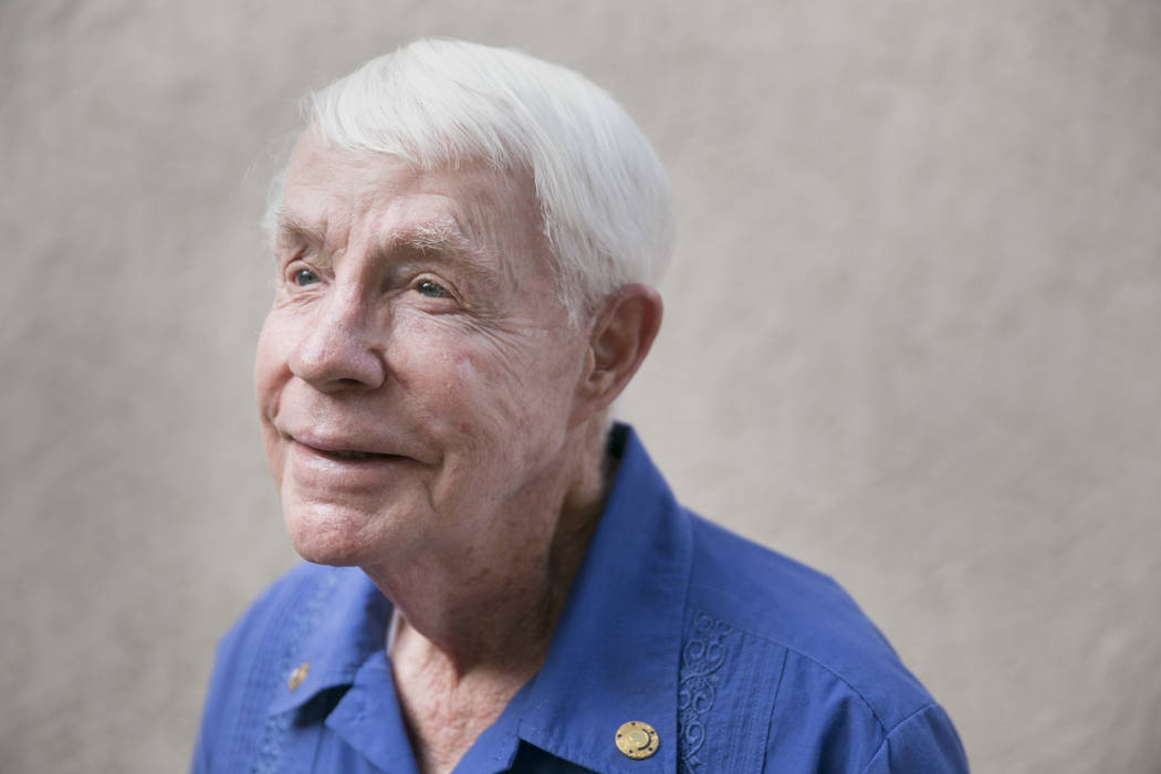 Dennis Ortwein, who is one of four people who will have new elementary schools named after them, at his home in Summerlin, Las Vegas, on Wednesday, Sept. 13, 2017. Ortwein has lengthy history in ...
