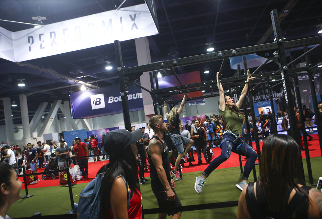 Fitness, bodybuilding enthusiasts pack Las Vegas Convention Center
