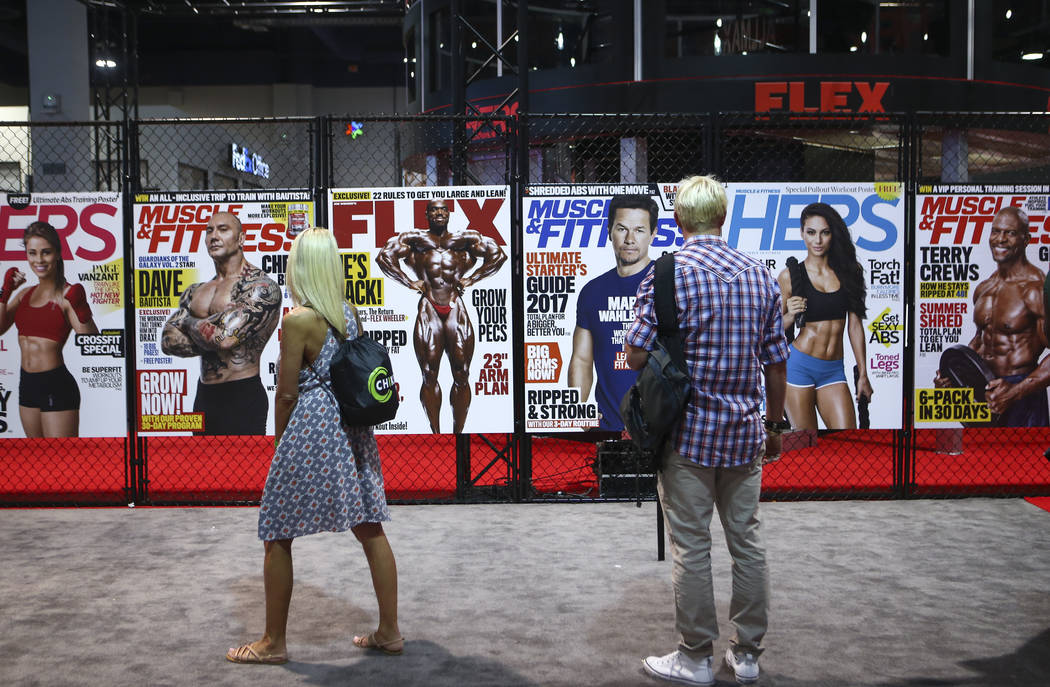 Fitness, bodybuilding enthusiasts pack Las Vegas Convention Center