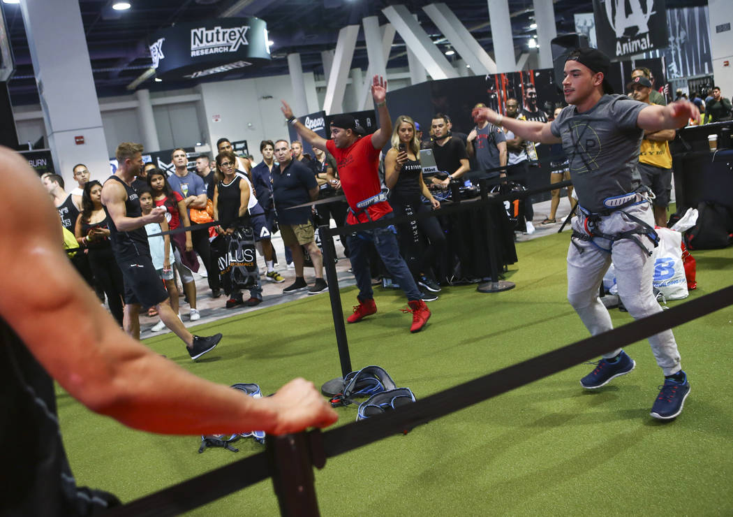 Fitness, bodybuilding enthusiasts pack Las Vegas Convention Center