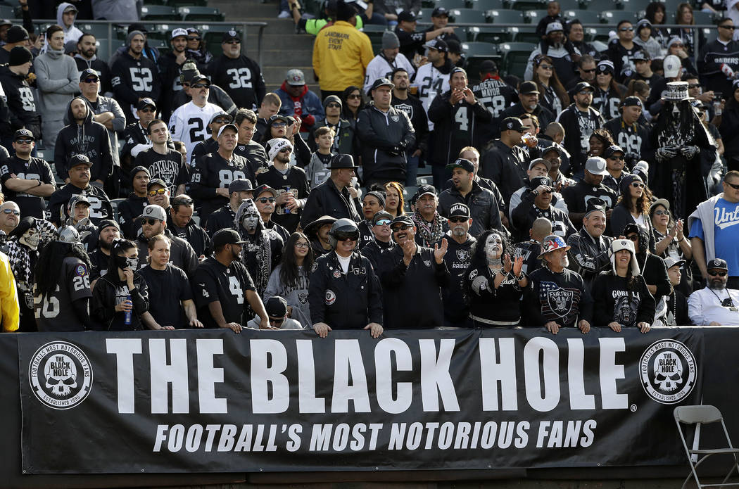 Oakland Raiders Seating Chart Black Hole