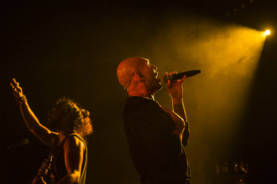 Otherwise frontman Adrian Patrick performs on Friday, September 15, 2017, at the Hard Rock hotel-casino, in Las Vegas. Benjamin Hager Las Vegas Review-Journal @benjaminhphoto