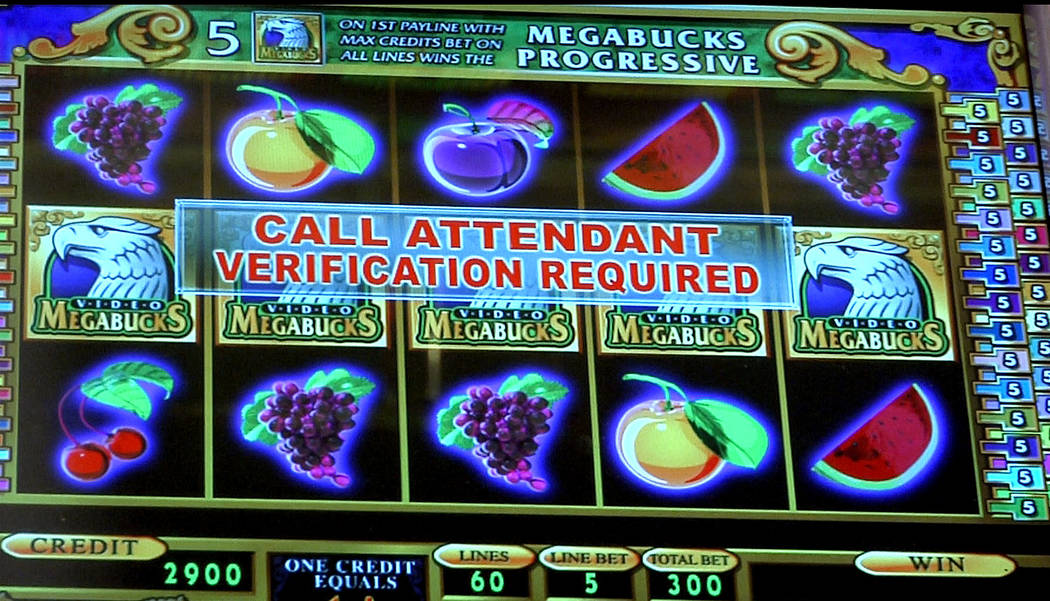 Megabucks slot machine requires attendant after local Henderson man wins over $10 million jackpot at Fiesta Henderson on Saturday, Sept. 16, 2017. Michael Quine Las Vegas Review-Journal @Vegas88s