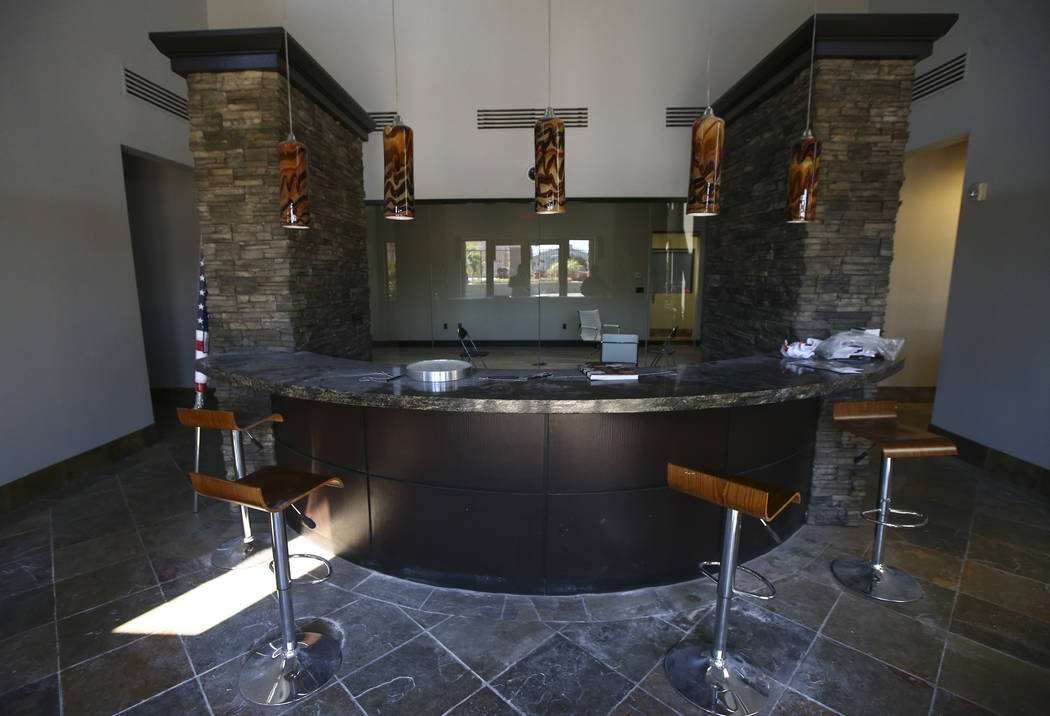 The lobby for the new location for Battle Arms Development at 451 E. Sunset Road in Henderson on Wednesday, Sept. 20, 2017. The company, which offers firearm parts and customization, is expanding ...