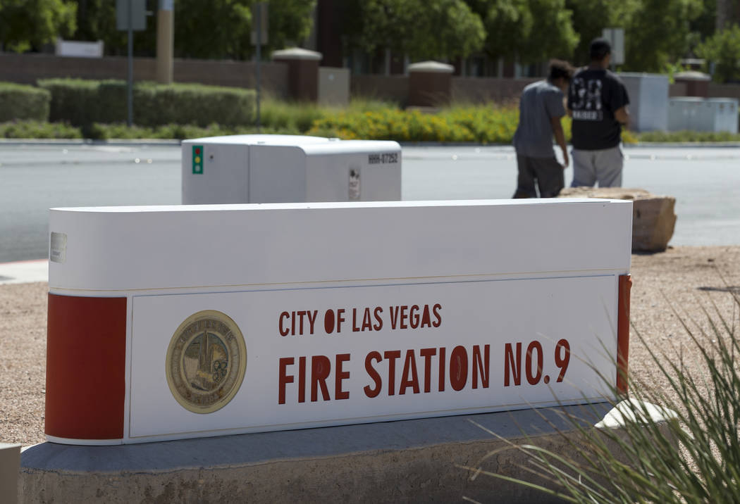 City of Las Vegas Fire Station 9 at 4747 North Rainbow Blvd. in Las Vegas, Thursday, Sept. 21, 2017. Richard Brian Las Vegas Review-Journal @vegasphotograph