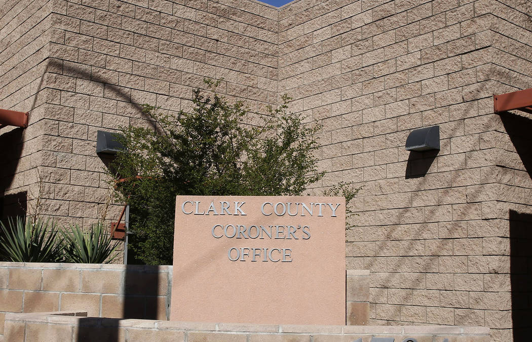 The Clark County Coroner and Medical Examiner office located at 1704 Pinto Lane in Las Vegas on Thursday, Sept. 28, 2017. Bizuayehu Tesfaye Las Vegas Review-Journal @bizutesfaye