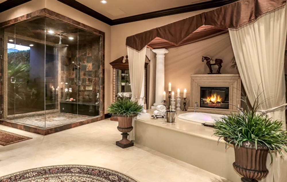 Wardley Real Estate
Each of the two 2,000-square-foot master suites has large baths.