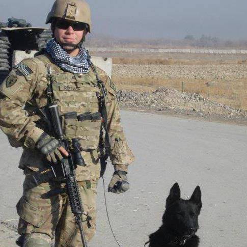 Christopher Roybal, 28, was a U.S. Navy combat veteran and spent time in Afghanistan as a member of a dog handling team. (Facebook)