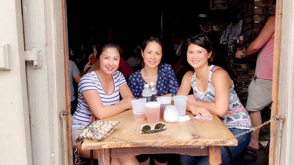 Michelle Vo, left, and his sisters. (Family photo)