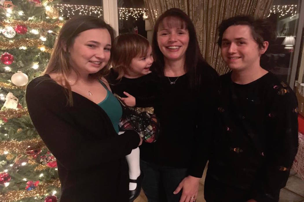 Candice Bowers, middle, is pictured with family. (GoFundMe)