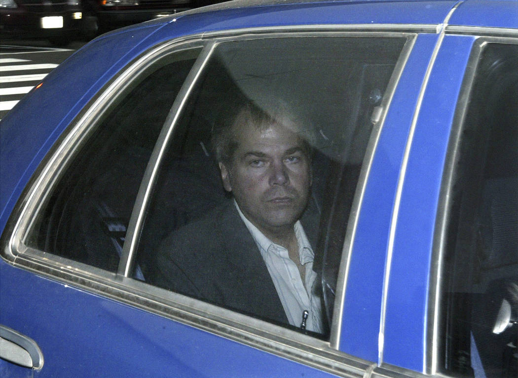 FILE - In this Nov. 18, 2003, file photo, John Hinckley Jr. arrives at U.S. District Court in Washington. A judge who ruled that would-be Ronald Reagan assassin John Hinckley Jr. should be allowed ...