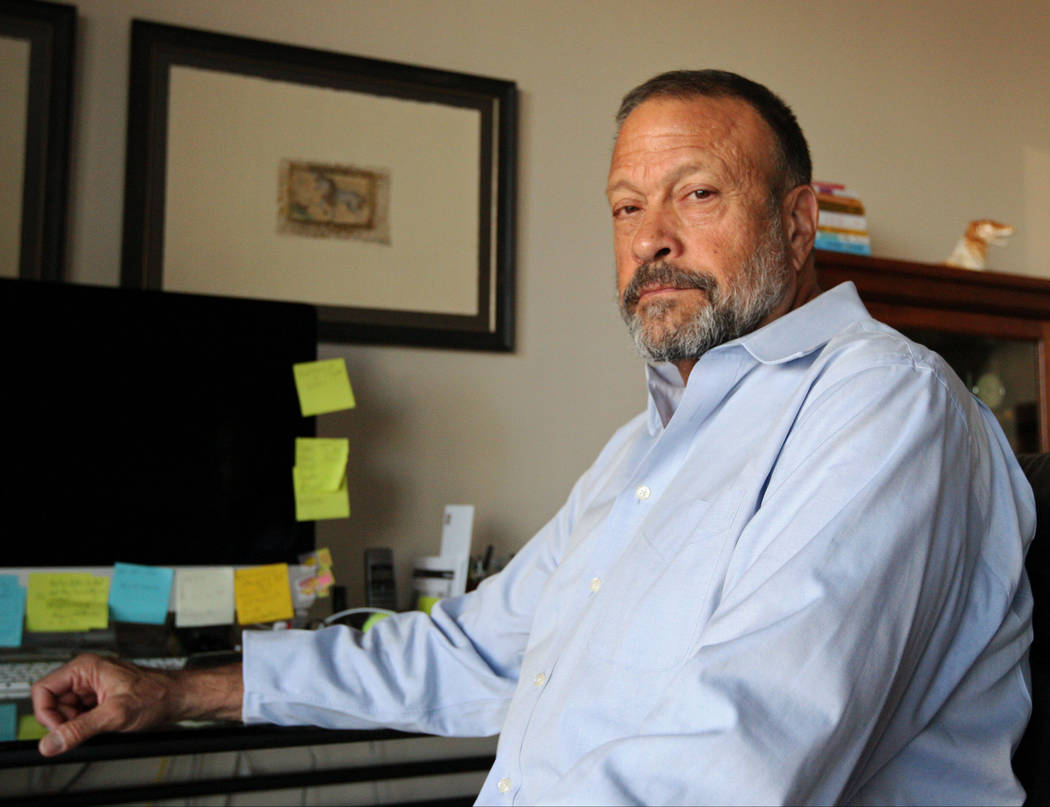 Dr. Mel Pohl, chief medical officer of the Las Vegas Recovery Center, at his home in Las Vegas, Wednesday, Oct. 4, 2017. Gabriella Benavidez Las Vegas Review-Journal @latina_ish