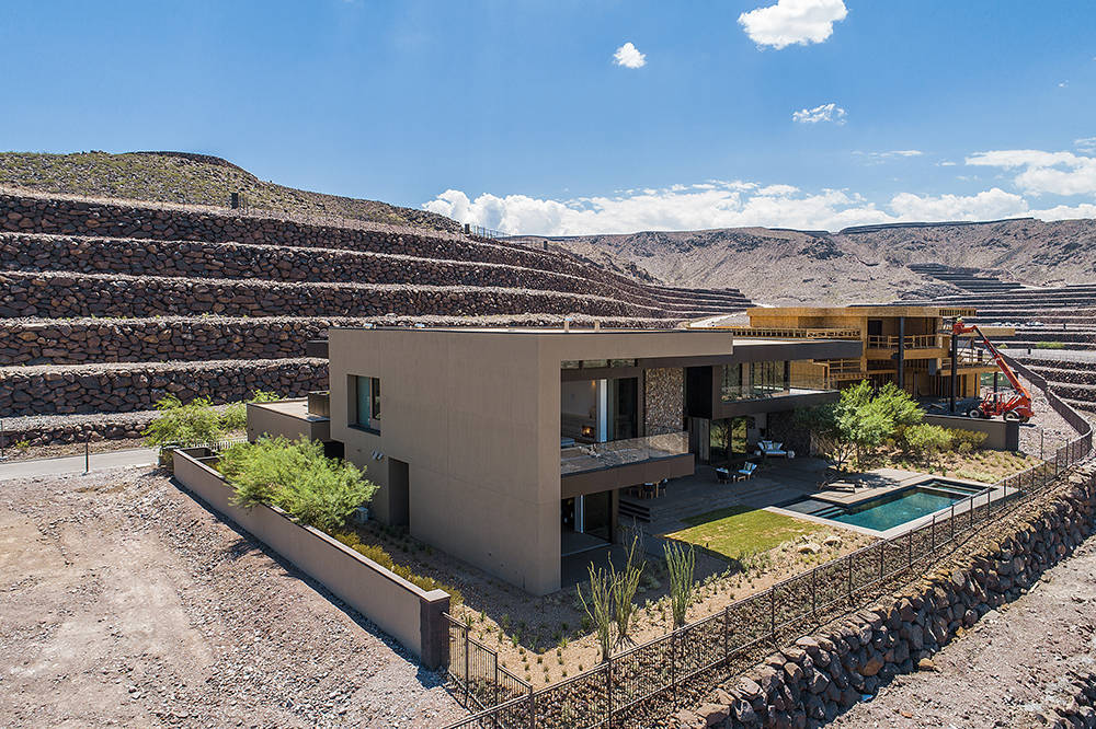 The landscape and house were designed by the Los Angeles-based design-build firm Marmol Radziner, known for their high-end residential creations. (Ascaya)