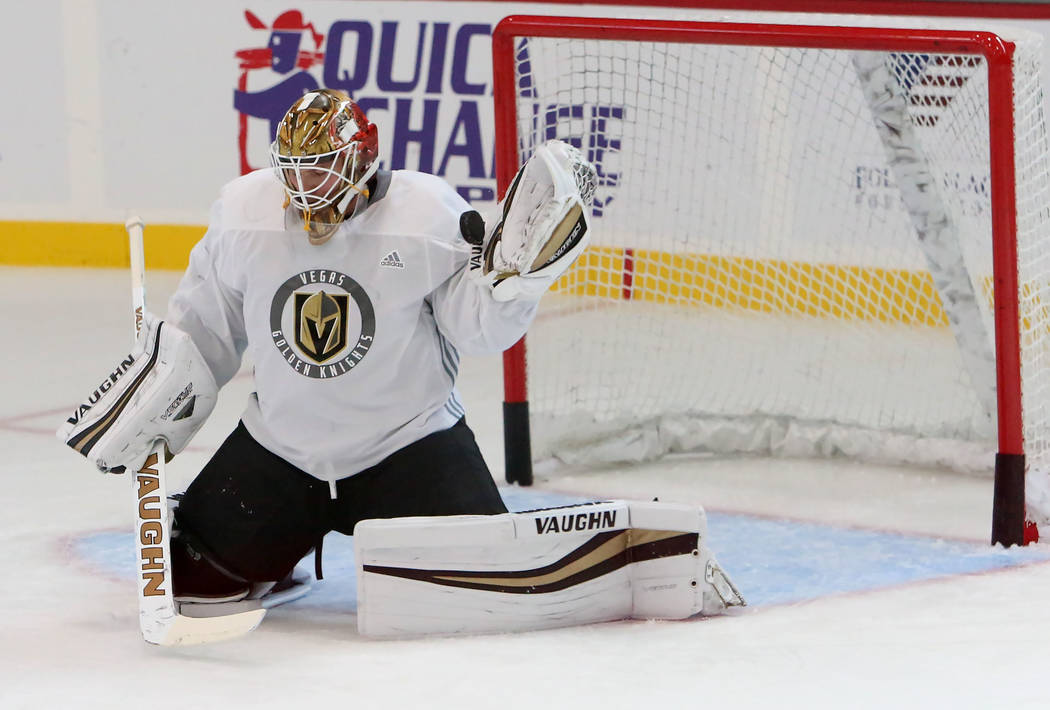 Golden Knights deal goalie Calvin Pickard to Maple Leafs Las Vegas