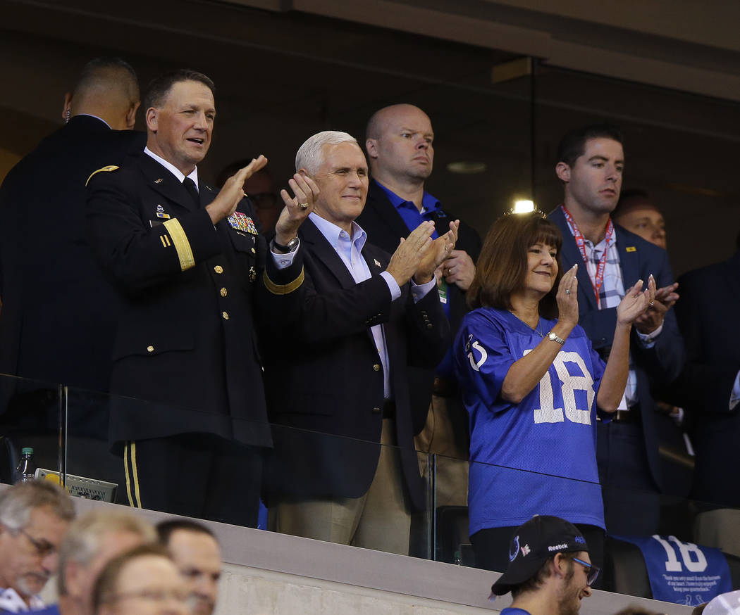 Image result for pence at colts game