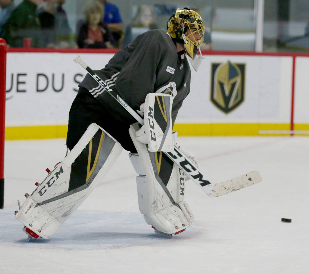 Strobe sunglasses and tennis balls: Behind the Golden Knights' Marc-Andre  Fleury and his offseason workout - The Athletic