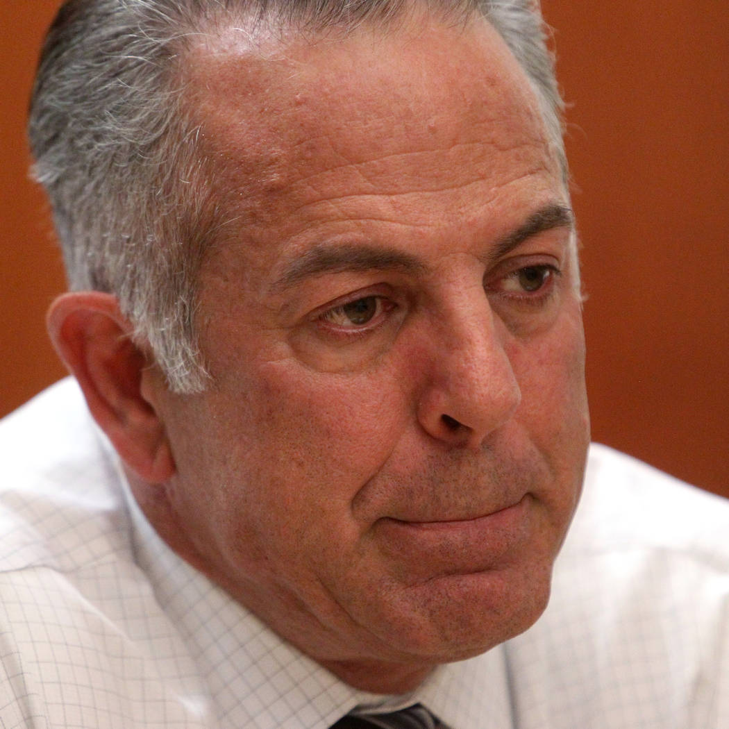 Clark County Sheriff Joe Lombardo discusses the Route 91 Harvest festival shooting during an interview with the Las Vegas Review-Journal on Tuesday, Oct. 10, 2017. K.M. Cannon/Las Vegas Review-Jou ...
