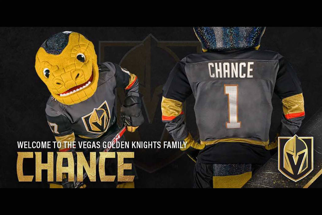 Vegas Golden Knights reveal Chance as 